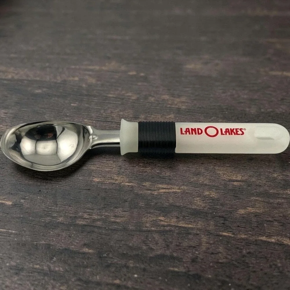 Vintage Land O Lakes Ice Cream Scoop Dairy Advertising Collectible Kitchen Tool